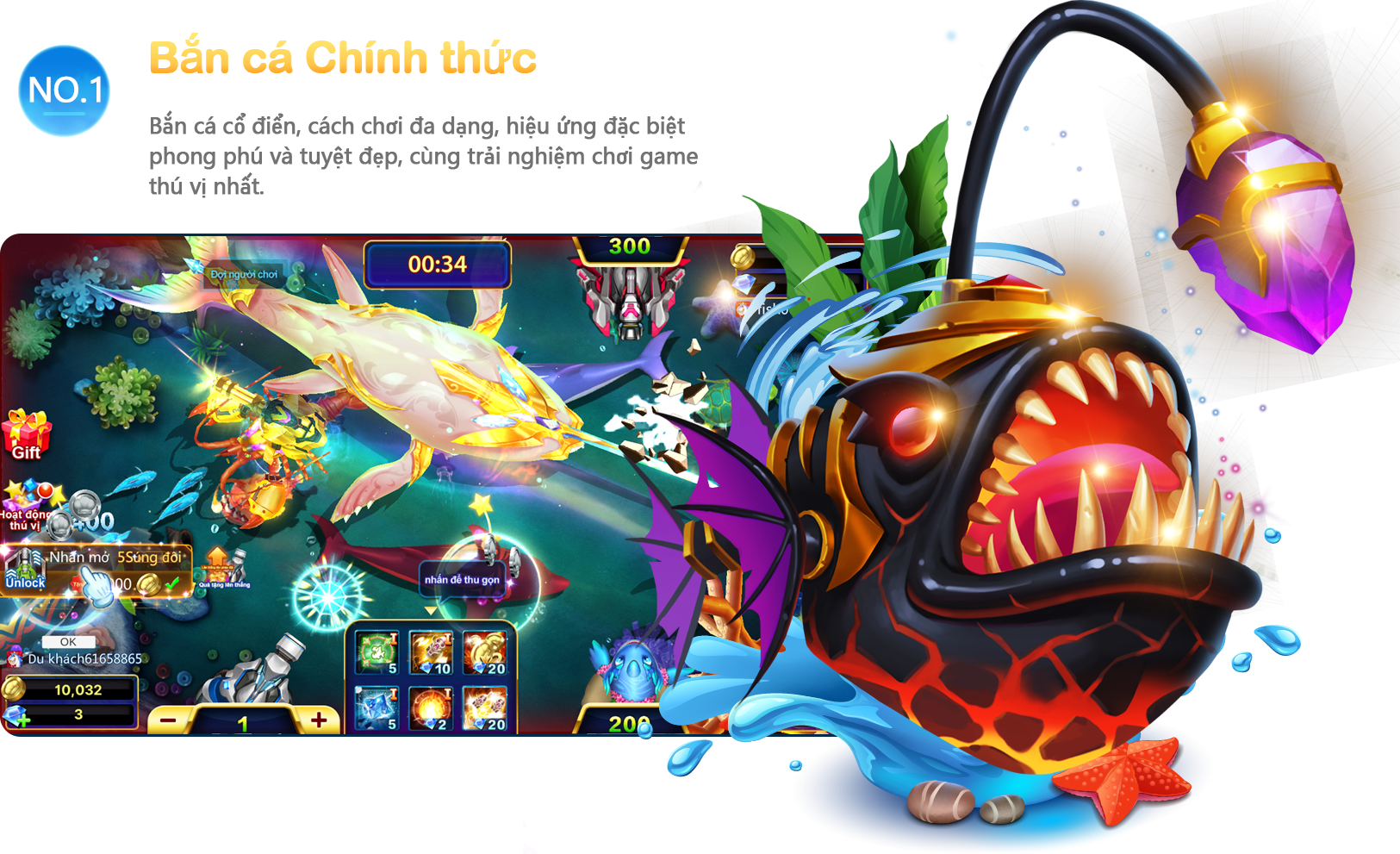 Bắn Cá Long Thần QH88 - Đại Dương Vàng, Cơ Hội Triệu Đô! Bắn Cá Long Thần QH88 - Đại Dương Vàng, Cơ Hội Triệu Đô!